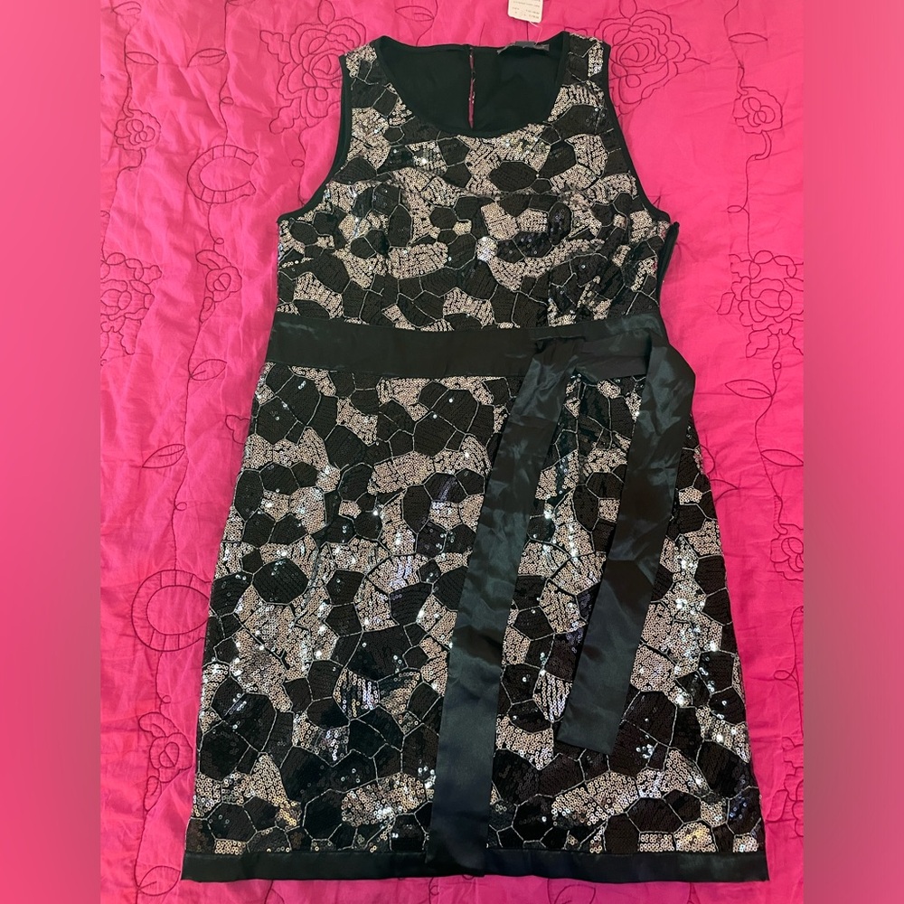 Forever 21 “Vintage” Sequined Sleeveless Minidress